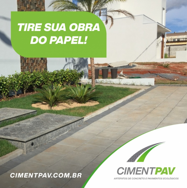 Fornecedor de Lajota Concreto 45x45 Araraquara - Lajota de Concreto para Laje