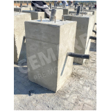 caixa de concreto pré moldada valor Bacaetava